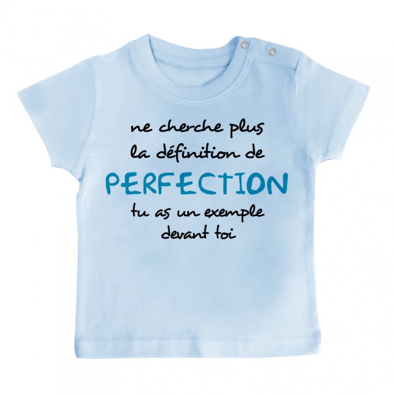 T-Shirt bébé La définition de PERFECTION ( version garçon ) T-Shirt bébé La définition de PERFECTION ( version garçon )
