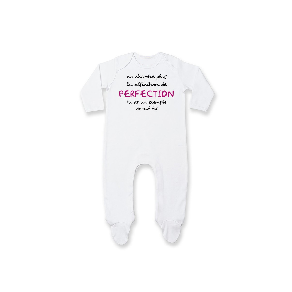 Pyjama bébé La définition de PERFECTION ( version fille )