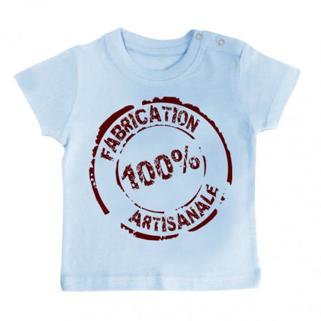 T-Shirt bébé Fabrication 100% Artisanale