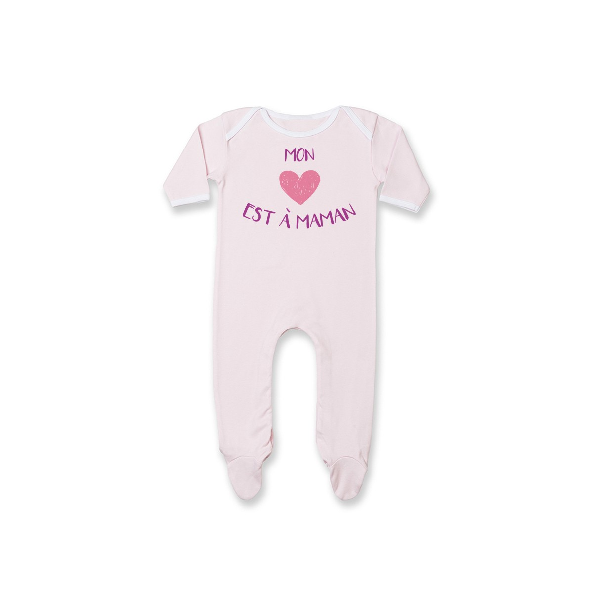 Pyjama bébé Mon coeur est à maman