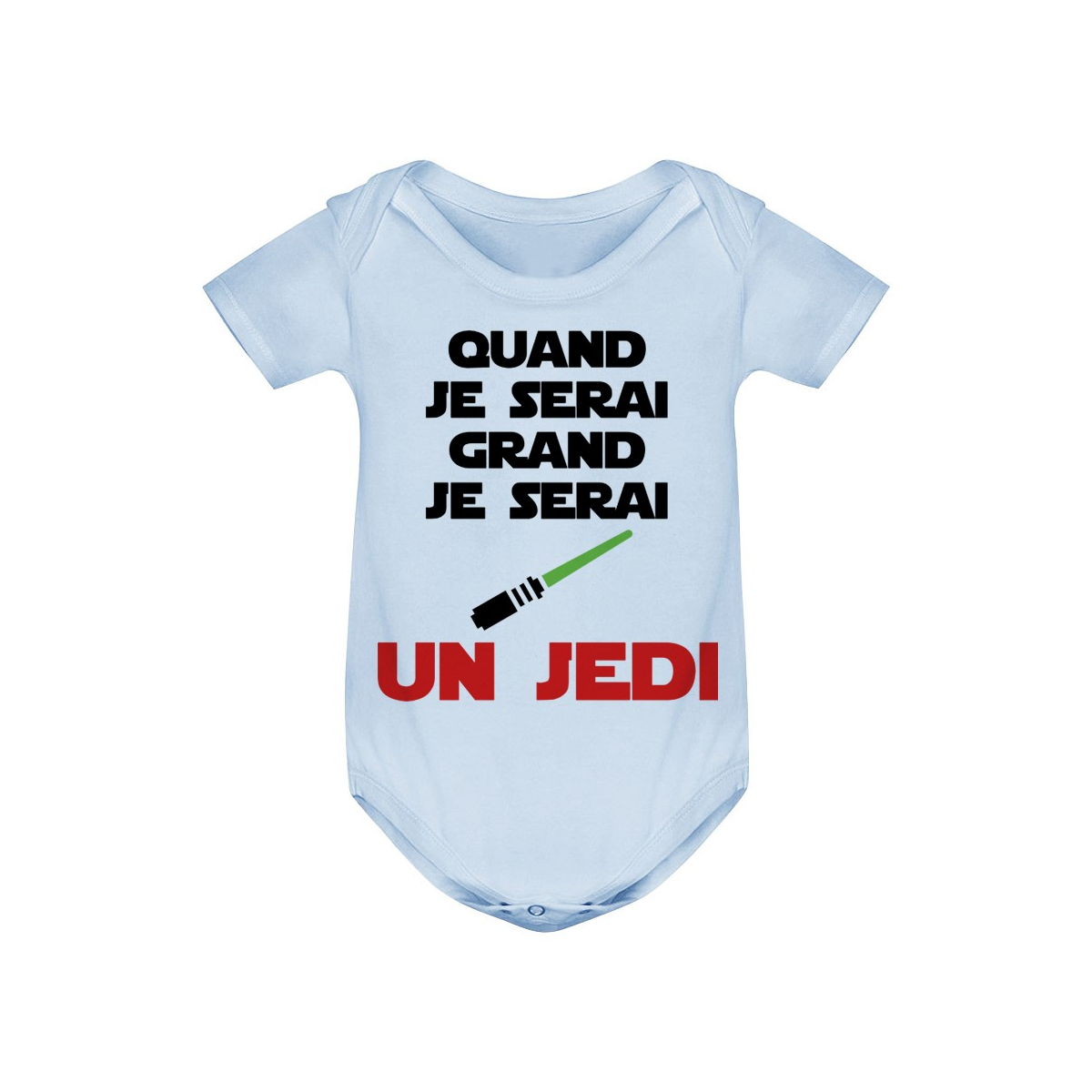 Body bébé Quand je serai grand je serai un JEDI