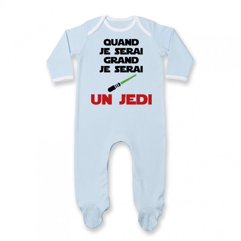 Pyjama bébé Quand je serai grand je serai un JEDI