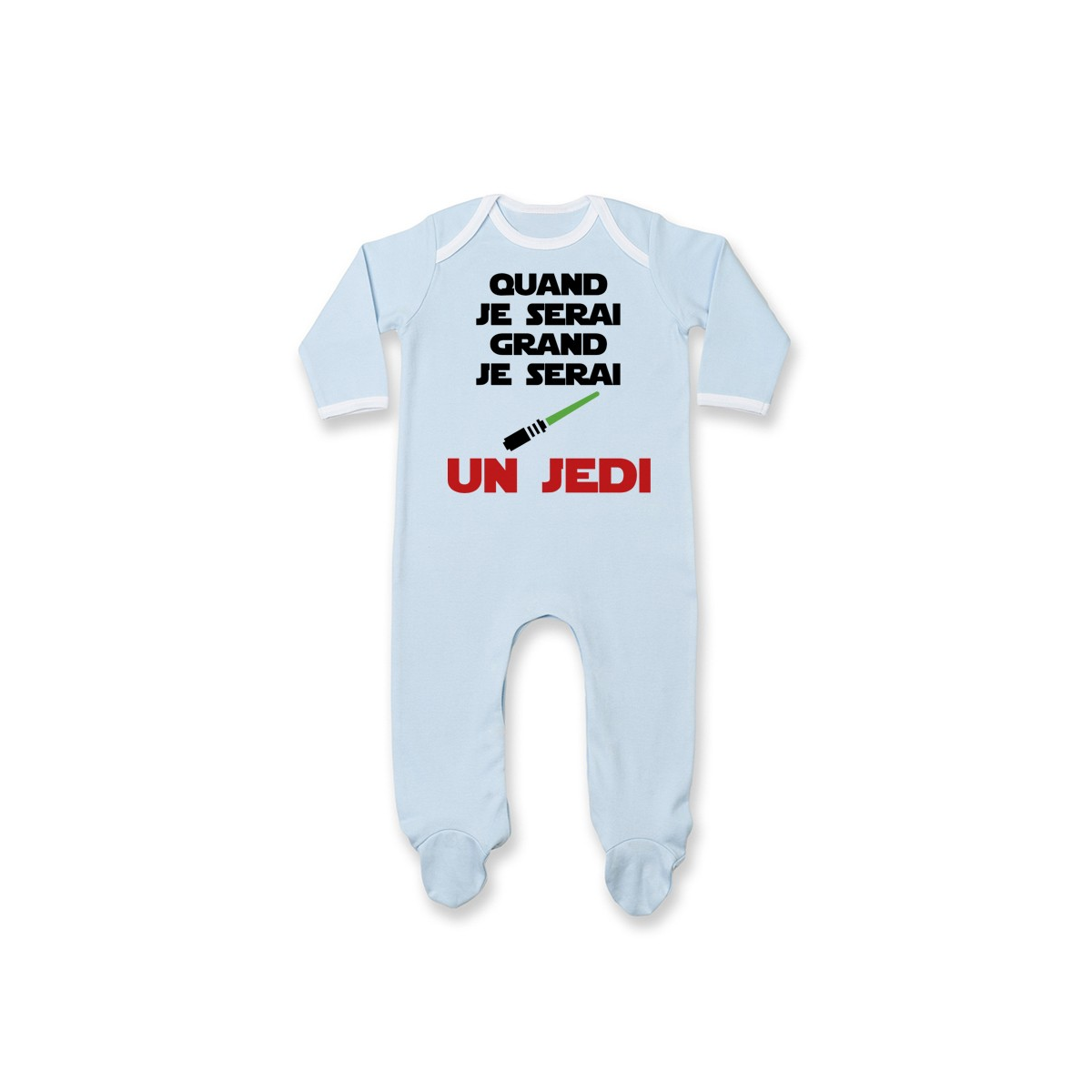 Pyjama bébé Quand je serai grand je serai un JEDI