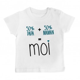 T-Shirt bébé 50/50 ( version garçon )