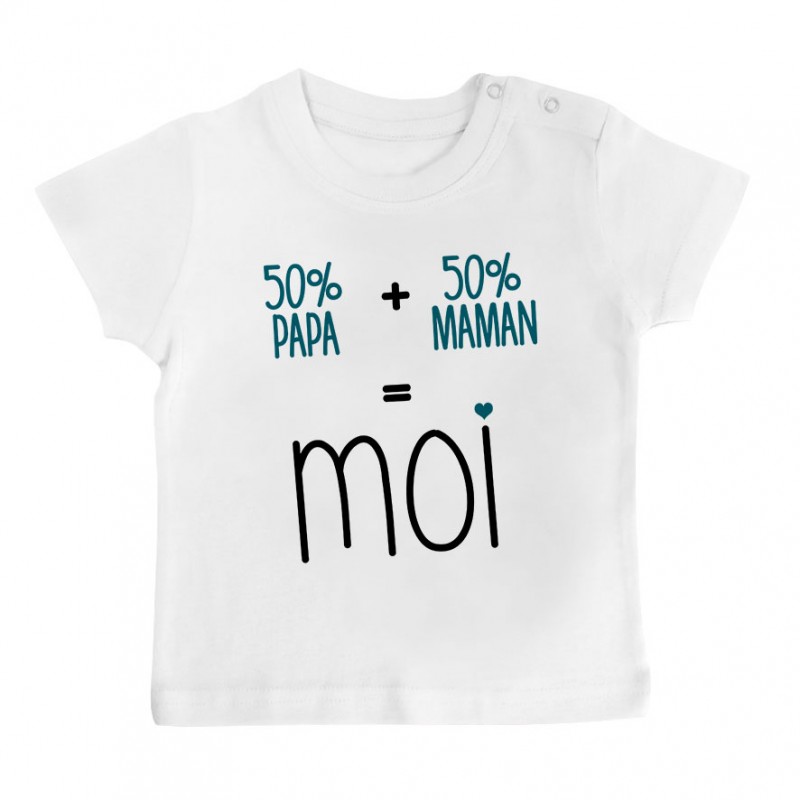 T-Shirt bébé 50/50 ( version garçon )