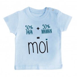 T-Shirt bébé 50/50 ( version garçon )