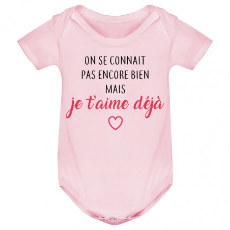 Body bébé Je t'aime déjà