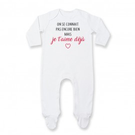 Pyjama bébé Je t'aime déjà