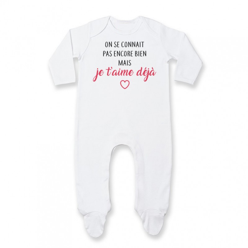 Pyjama bébé Je t'aime déjà Pyjama bébé Je t'aime déjà