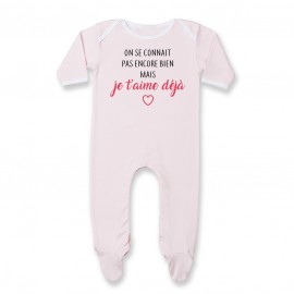 Pyjama bébé Je t'aime déjà