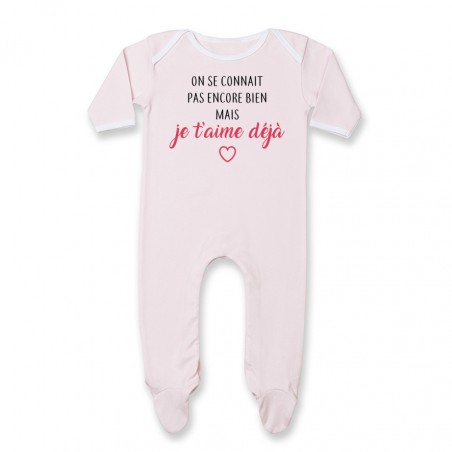 Pyjama bébé Je t'aime déjà