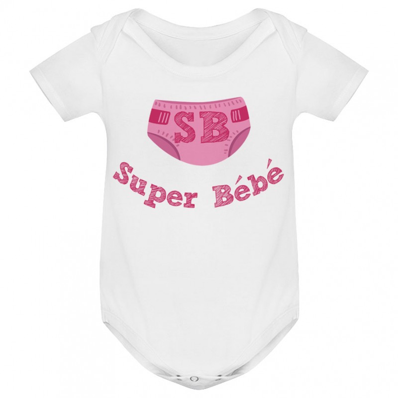 Body bébé Super Bébé ( version fille ) Body bébé Super Bébé ( version fille )
