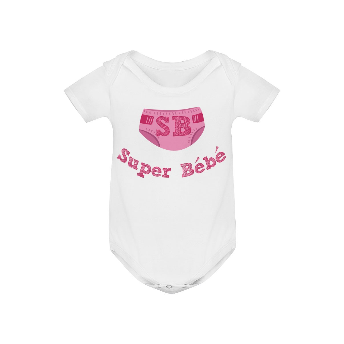 Body bébé Super Bébé ( version fille )