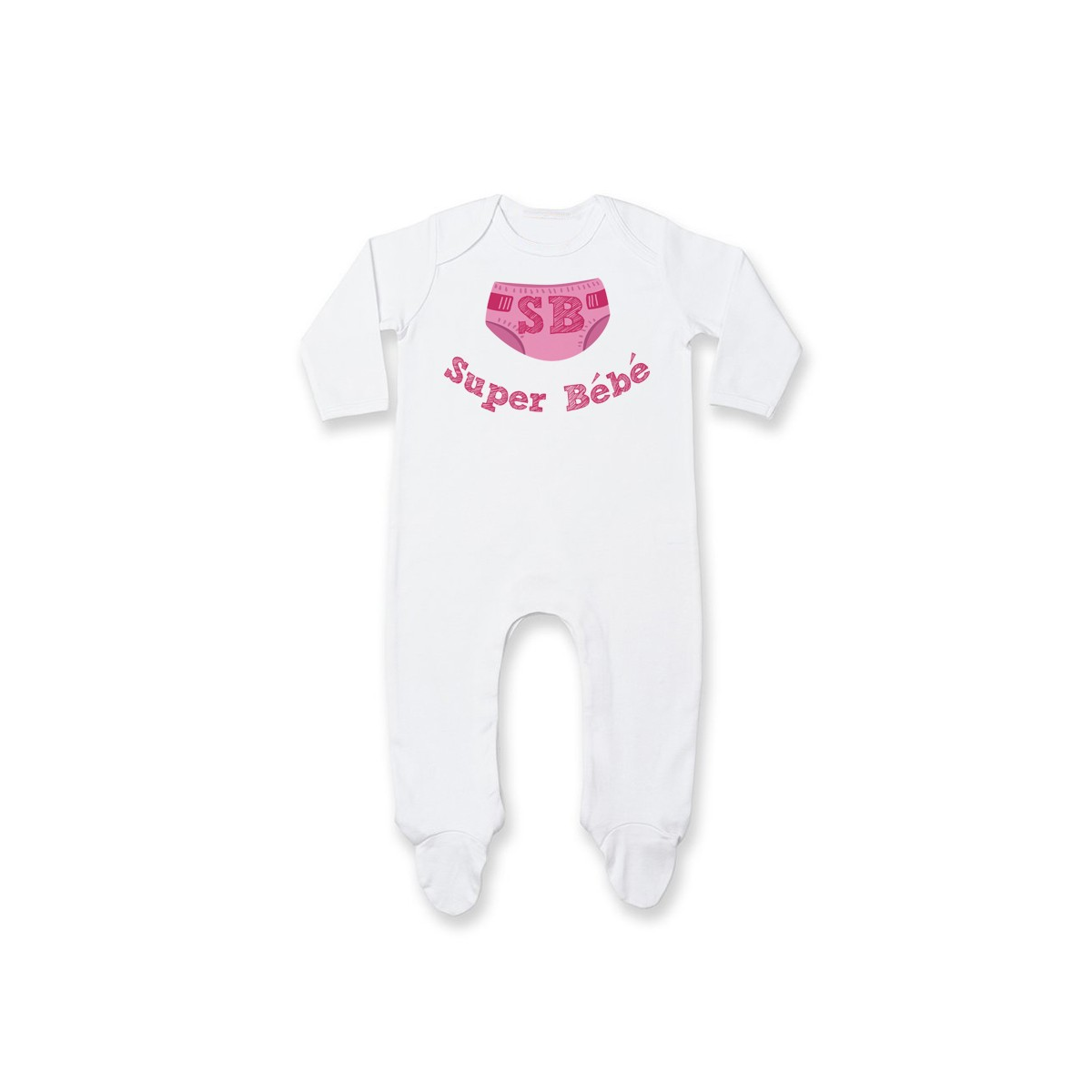 Pyjama bébé Super Bébé ( version fille )