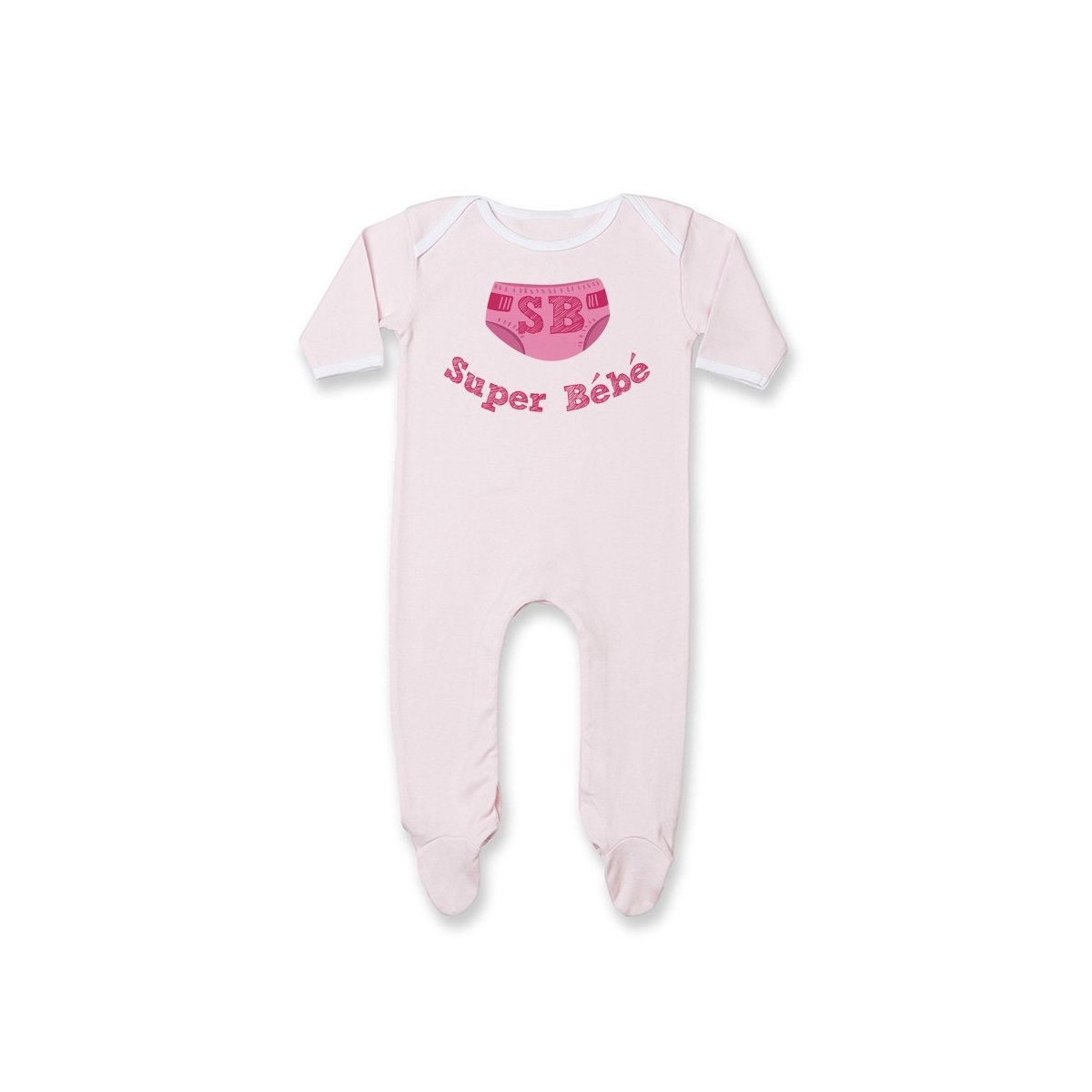 Pyjama bébé Super Bébé ( version fille )