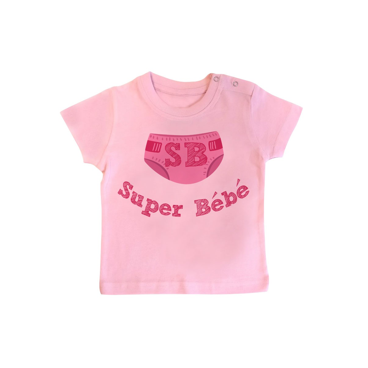 T-Shirt bébé Super Bébé ( version fille )