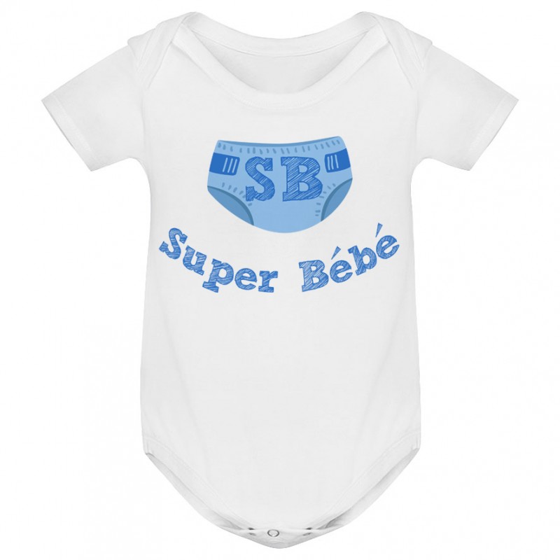Body bébé Super Bébé ( version garçon ) Body bébé Super Bébé ( version garçon )
