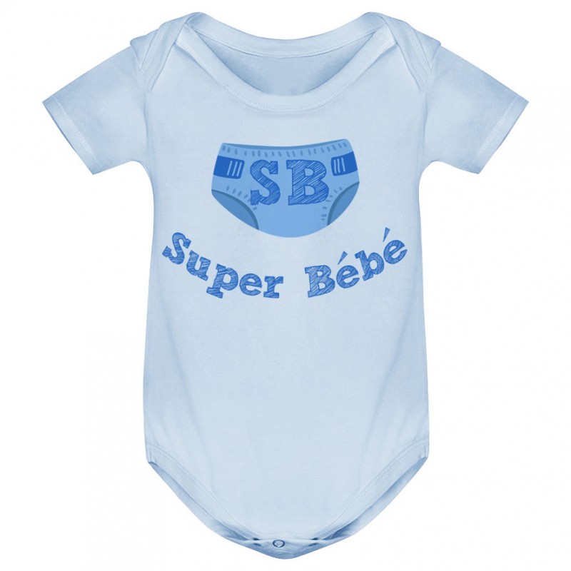 Body bébé Super Bébé ( version garçon ) Body bébé Super Bébé ( version garçon )