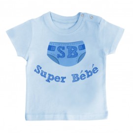 T-Shirt bébé Super Bébé ( version garçon )