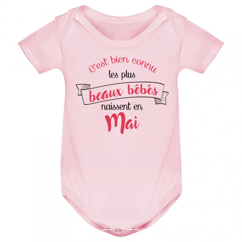 Body bébé Les plus beaux bébés naissent en MAI Body bébé Les plus beaux bébés naissent en MAI