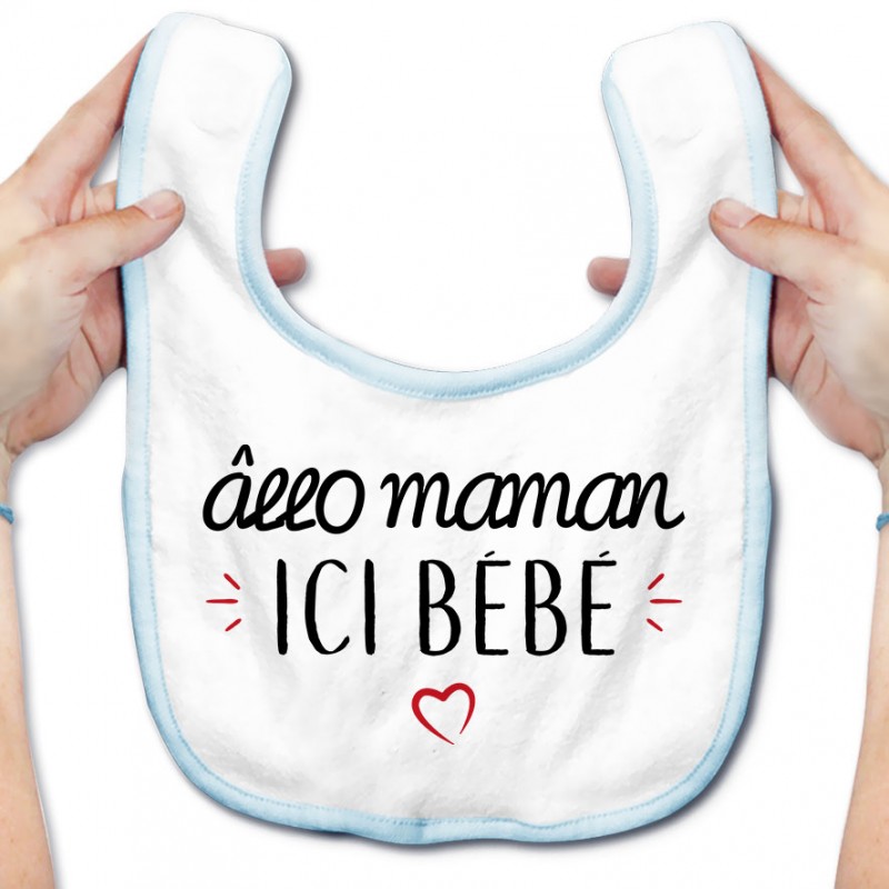 Bavoir bébé Allo maman ici bébé Bavoir bébé Allo maman ici bébé