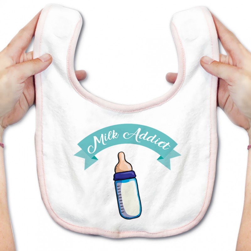 Bavoir bébé Milk Addict Bavoir bébé Milk Addict
