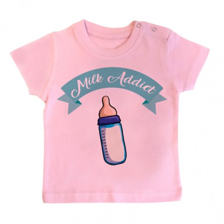 T-Shirt bébé Milk Addict