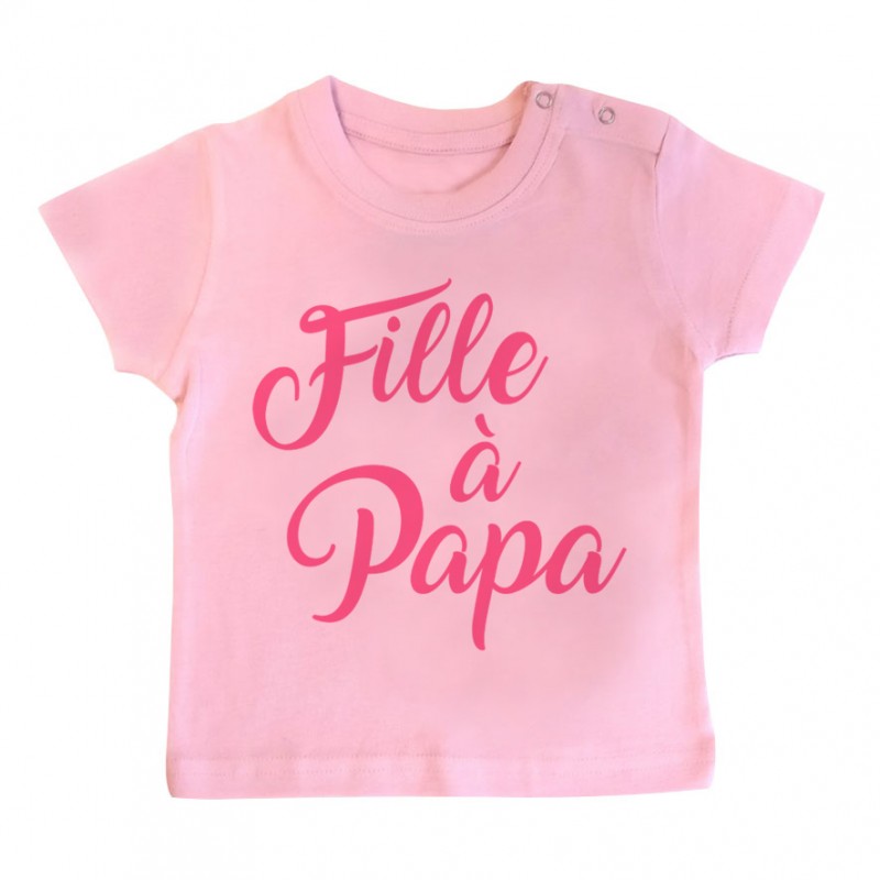 T-Shirt bébé Fille à Papa