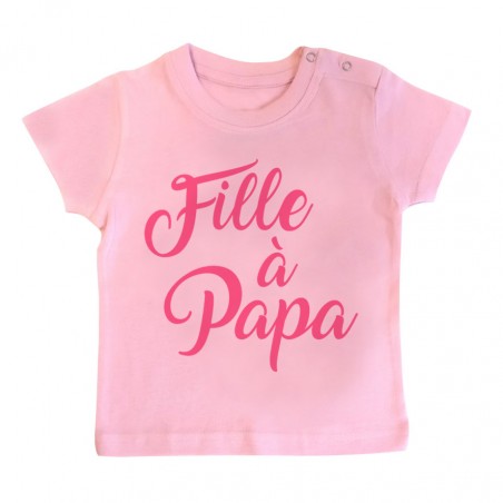 T-Shirt bébé Fille à Papa