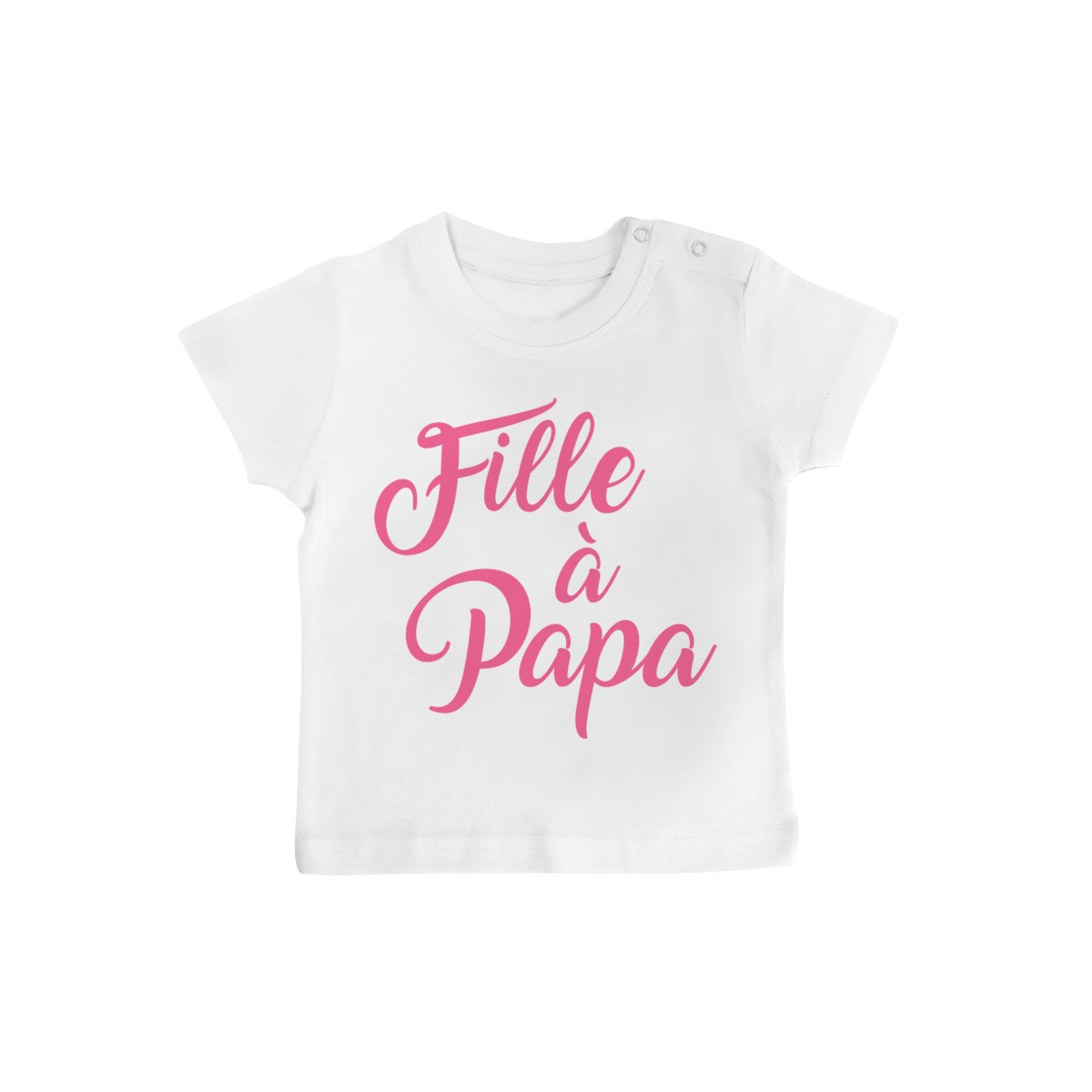 T-Shirt bébé Fille à Papa