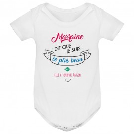 Body bébé Marraine dit que je suis le plus BEAU