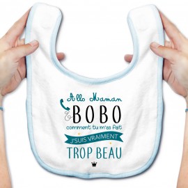 Bavoir bébé Allo maman bobo...