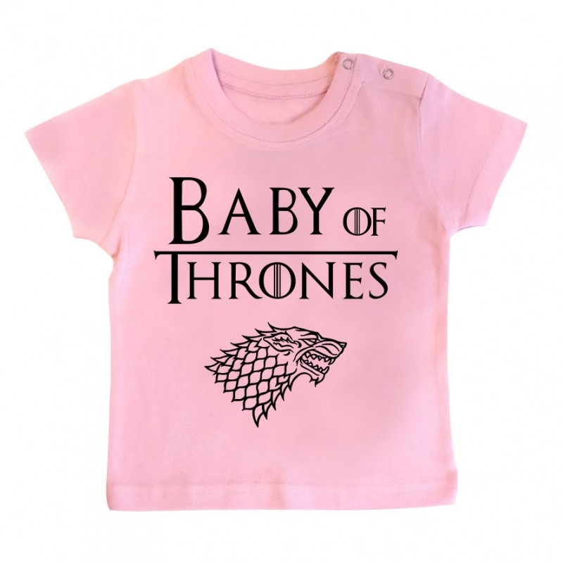 T-Shirt bébé Baby of thrones T-Shirt bébé Baby of thrones