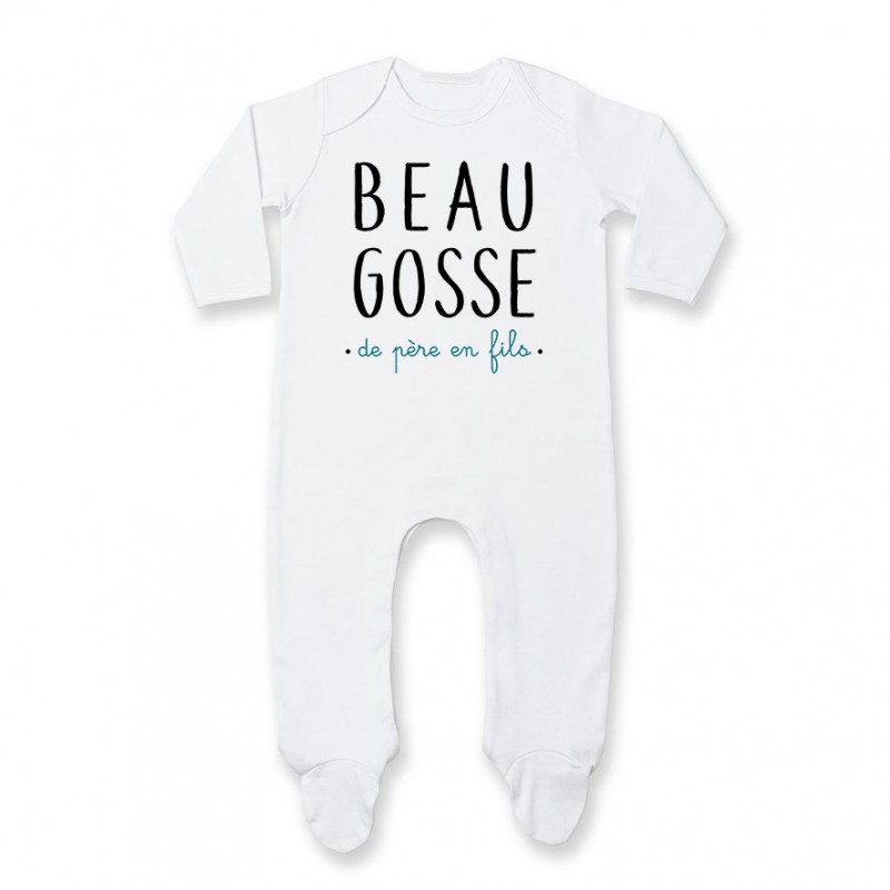 Pyjama bébé Beau gosse de père en fils