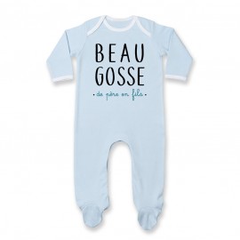 Pyjama bébé Beau gosse de père en fils