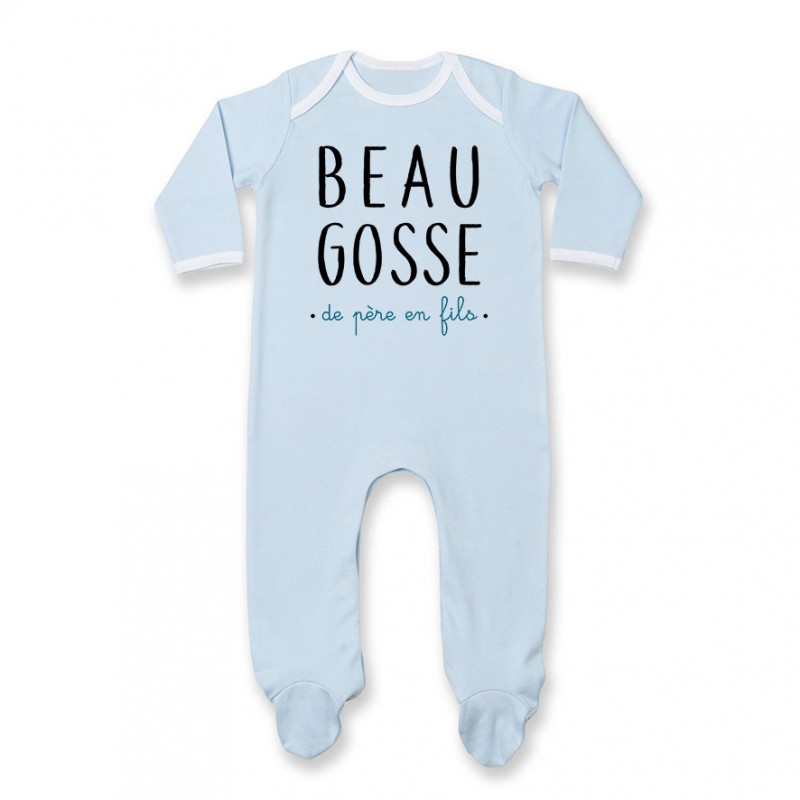 Pyjama bébé Beau gosse de père en fils