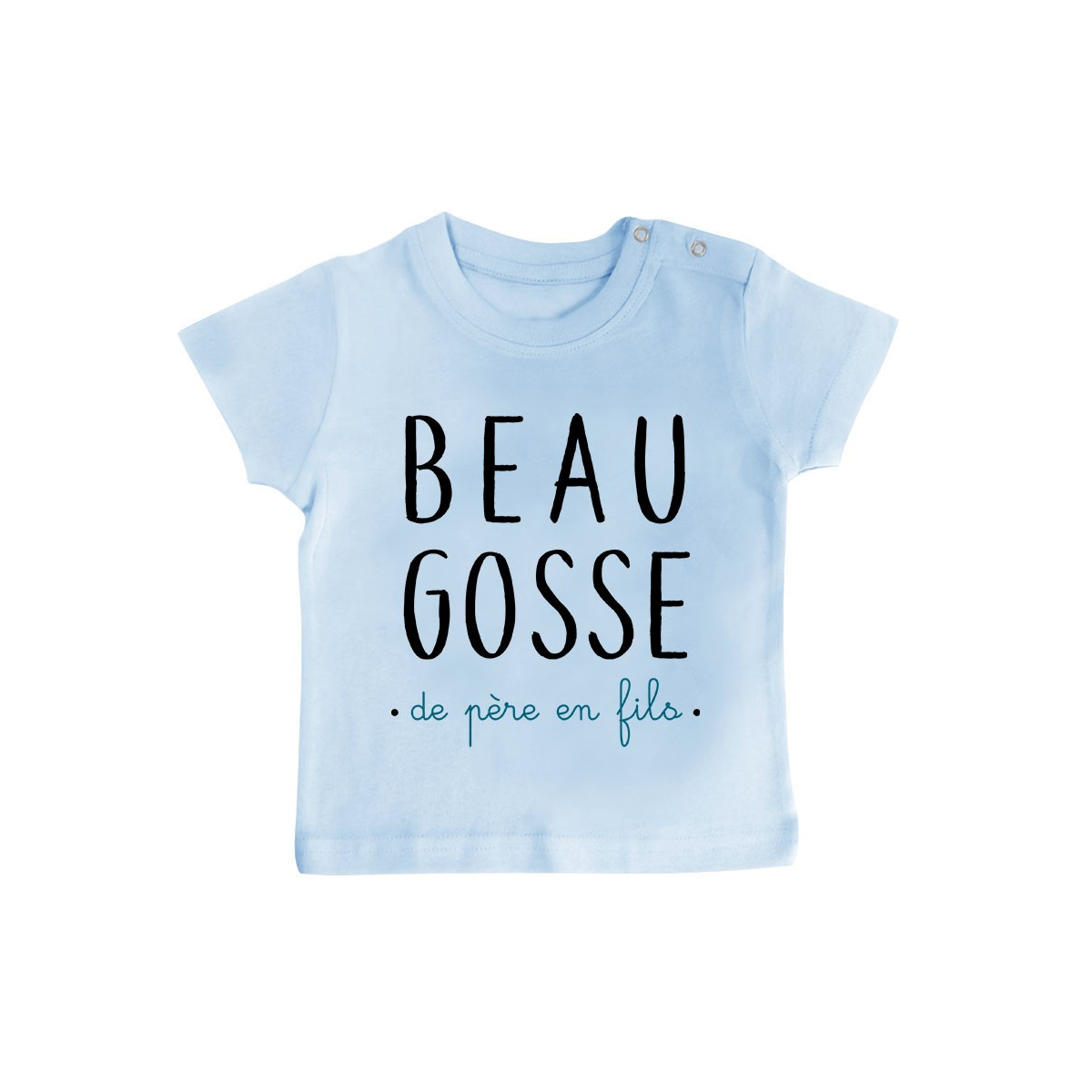 T-Shirt bébé Beau gosse de père en fils