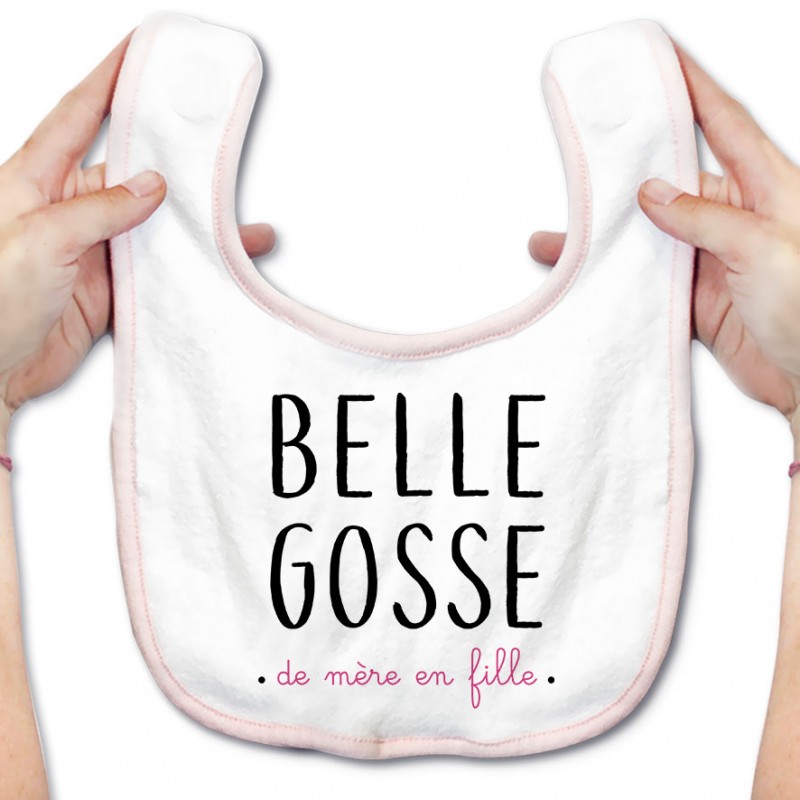 Bavoir bébé Belle gosse de mère en fille Bavoir bébé Belle gosse de mère en fille