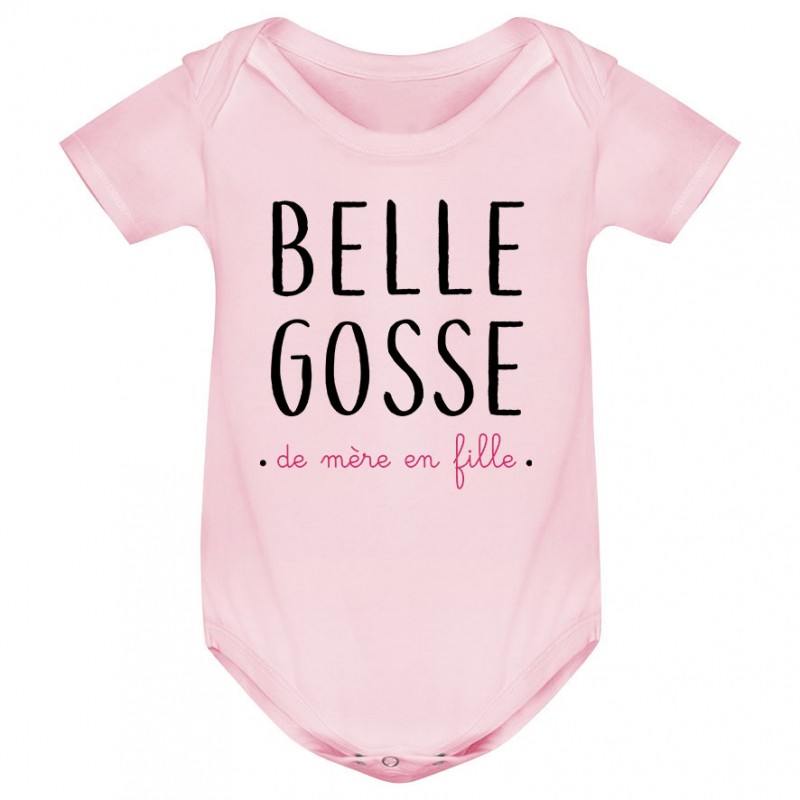 Body bébé Belle gosse de mère en fille Body bébé Belle gosse de mère en fille