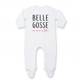 Pyjama bébé Belle gosse de mère en fille