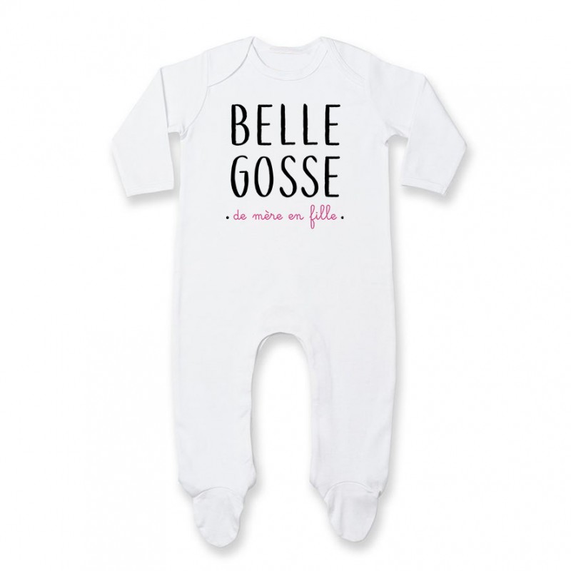 Pyjama bébé Belle gosse de mère en fille