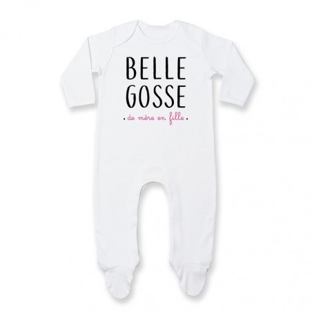 Pyjama bébé Belle gosse de mère en fille