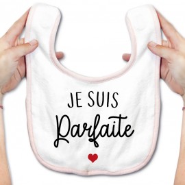 Bavoir bébé Je suis parfaite