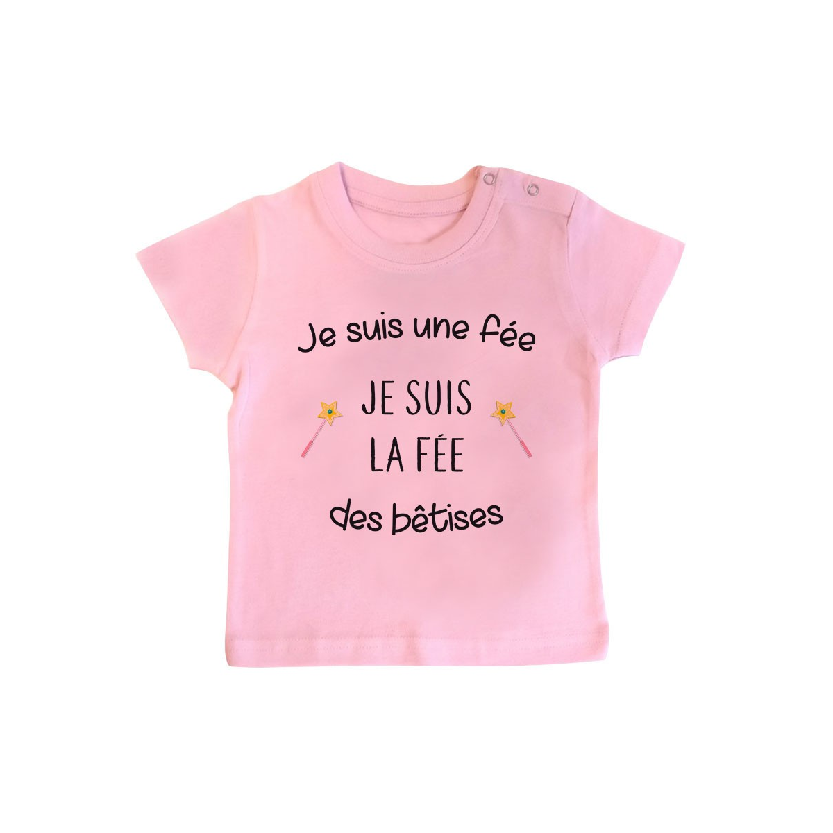 T-Shirt bébé Je suis la fée des bêtises