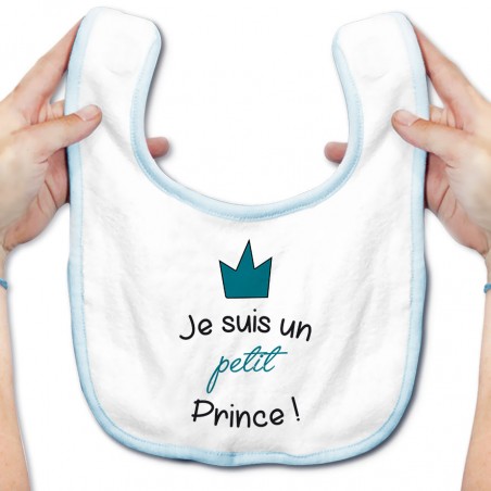 Bavoir bébé Je suis un petit prince