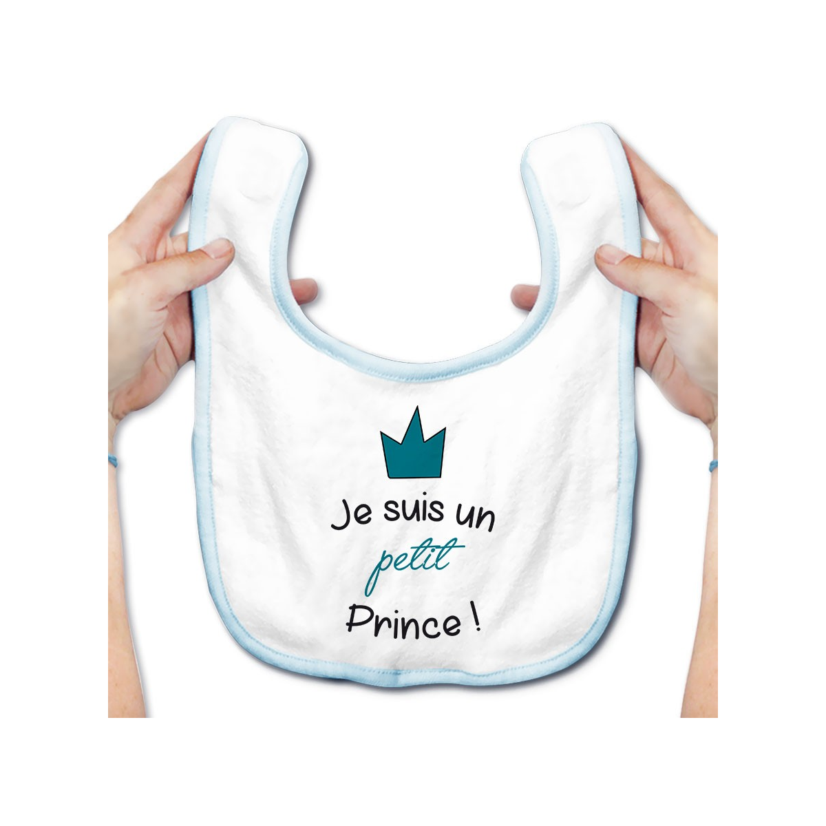 Bavoir bébé Je suis un petit prince