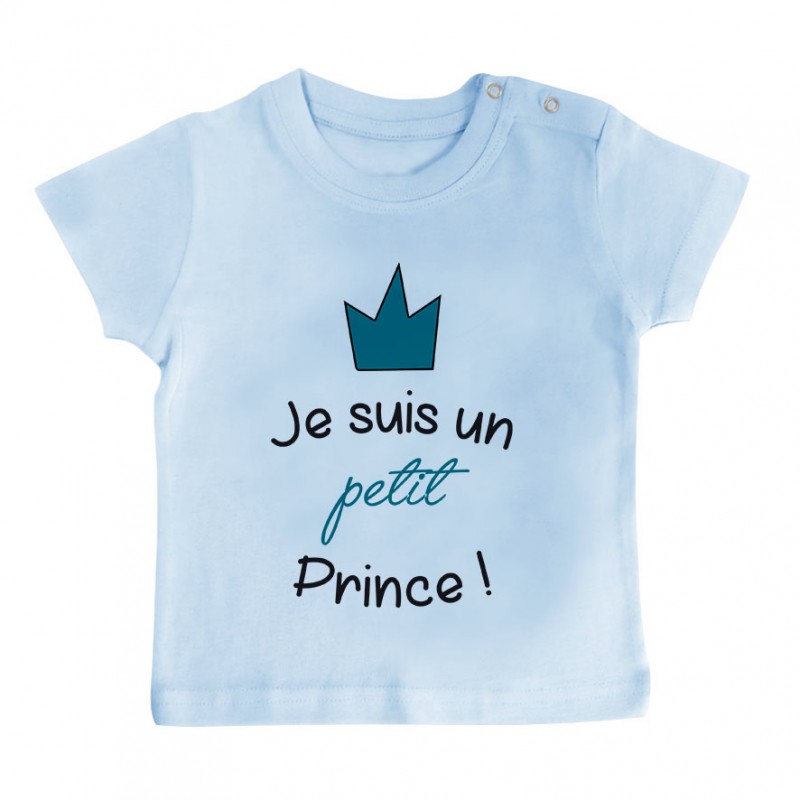 T-Shirt bébé Je suis un petit prince