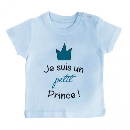 T-Shirt bébé Je suis un petit prince