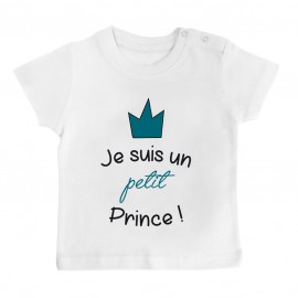 T-Shirt bébé Je suis un petit prince