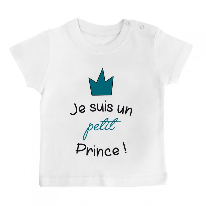 T-Shirt bébé Je suis un petit prince